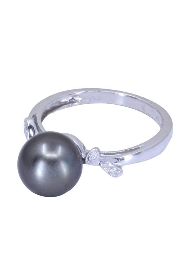 Bague Perle de Tahiti et Diamants - photo 3