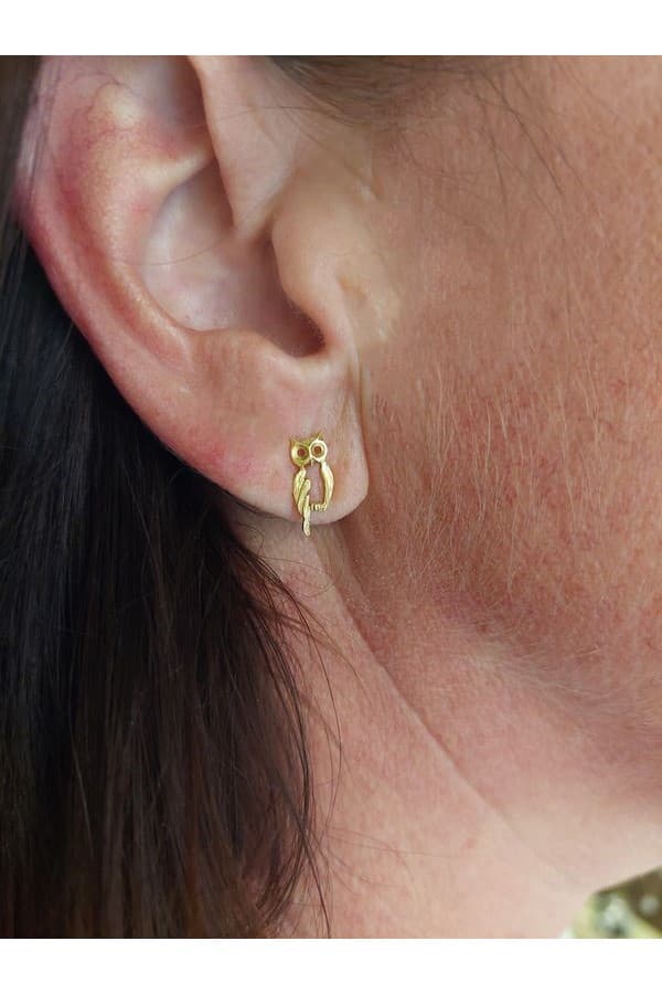 Boucles d'Oreilles Chouettes - photo 2