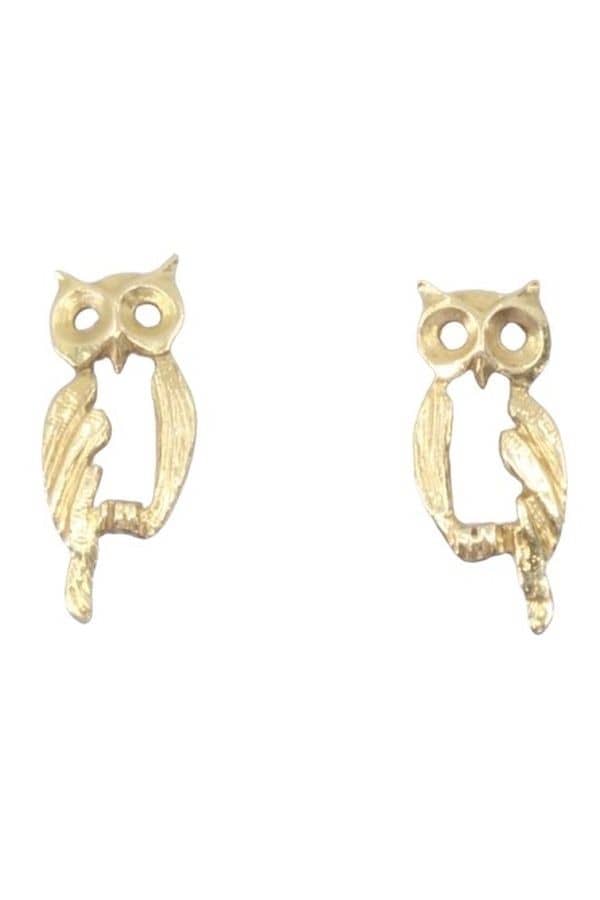 BOUCLES D'OREILLES CHOUETTES, photo 2 sur 3