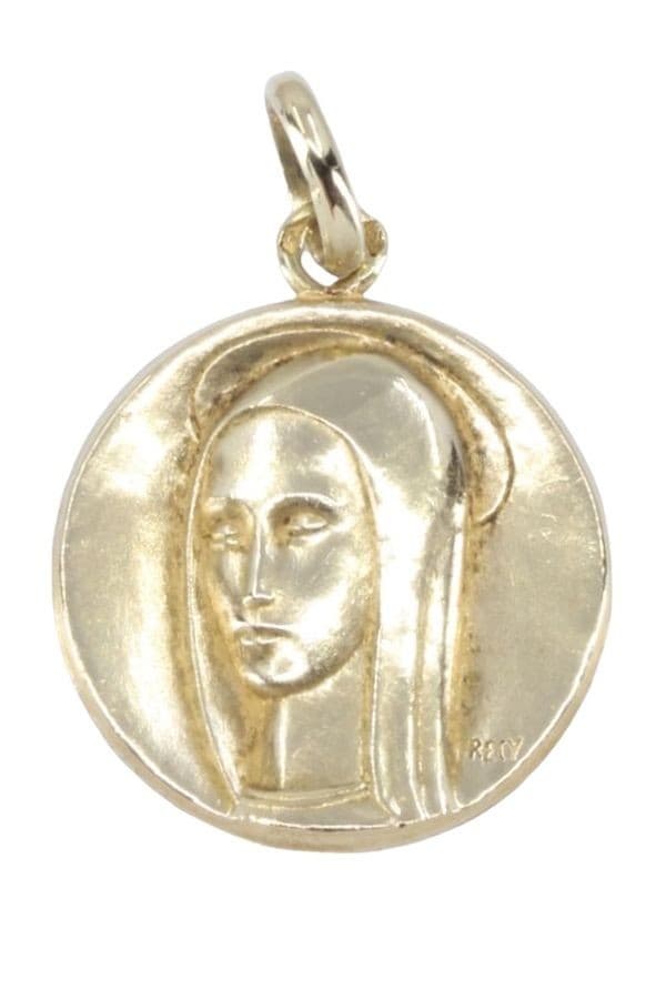 Médaille Vierge Signée Trecy
