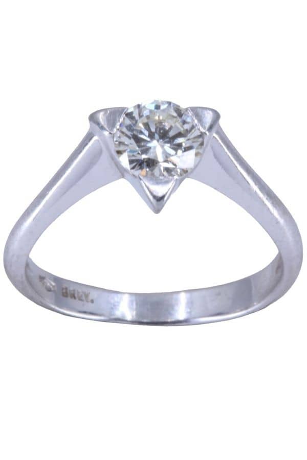 SOLITAIRE DIAMANT 0.60 CARAT, photo 2 sur 3