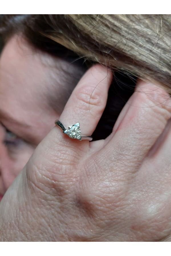Solitaire Diamant 0.60 Carat - photo 2