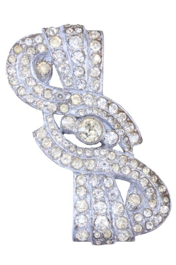 BROCHE FANTAISIE STRASS, photo 2 sur 3