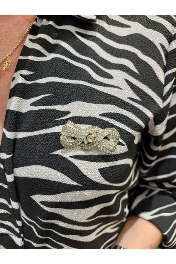 Broche Fantaisie Strass - photo 2