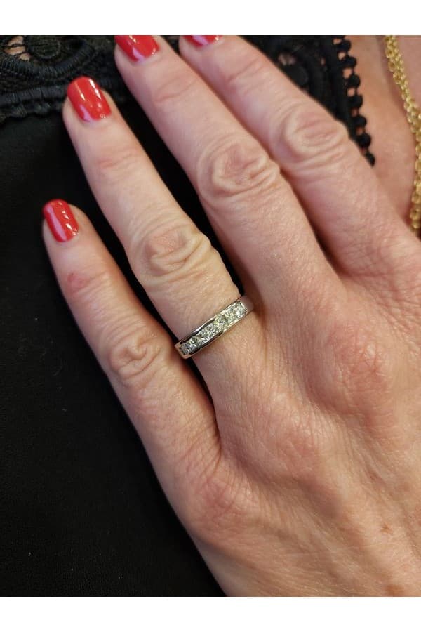 Demi-Alliance Diamants Princesse - photo 2