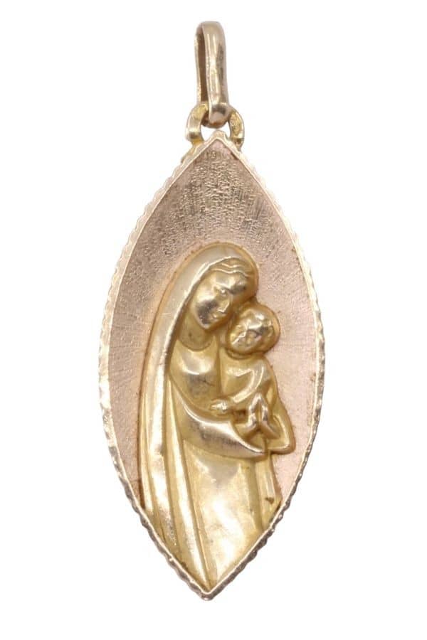 MÉDAILLE DE LA VIERGE À L'ENFANT, photo 2 sur 3