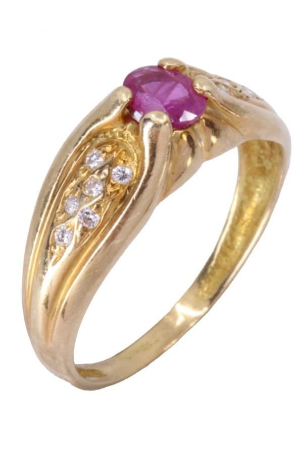 Bague Rubis et Diamants - photo 3