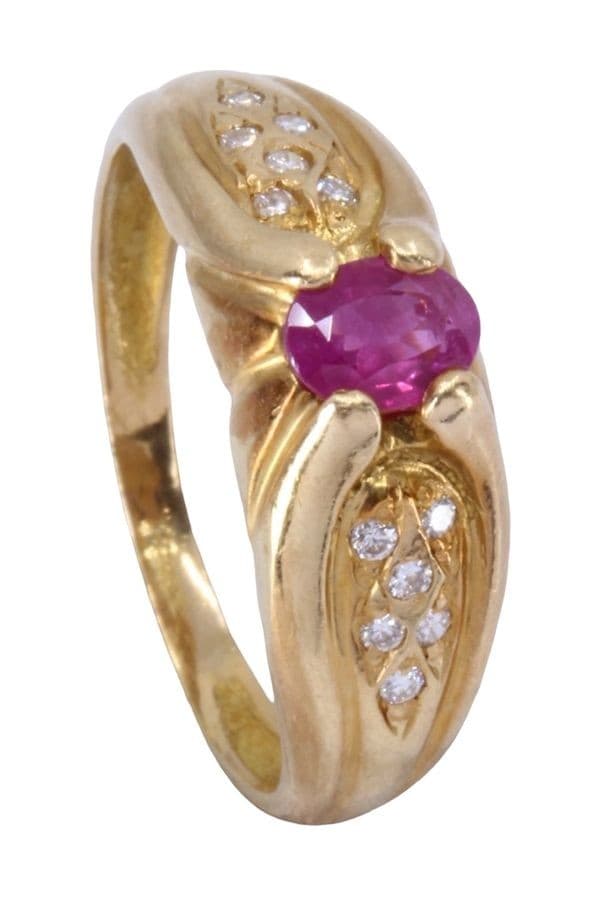 Bague Rubis et Diamants - photo 4
