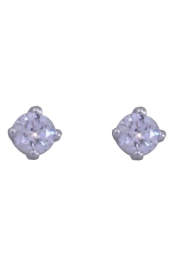 BOUCLES D'OREILLES CLOUS DIAMANTS, photo 2 sur 3