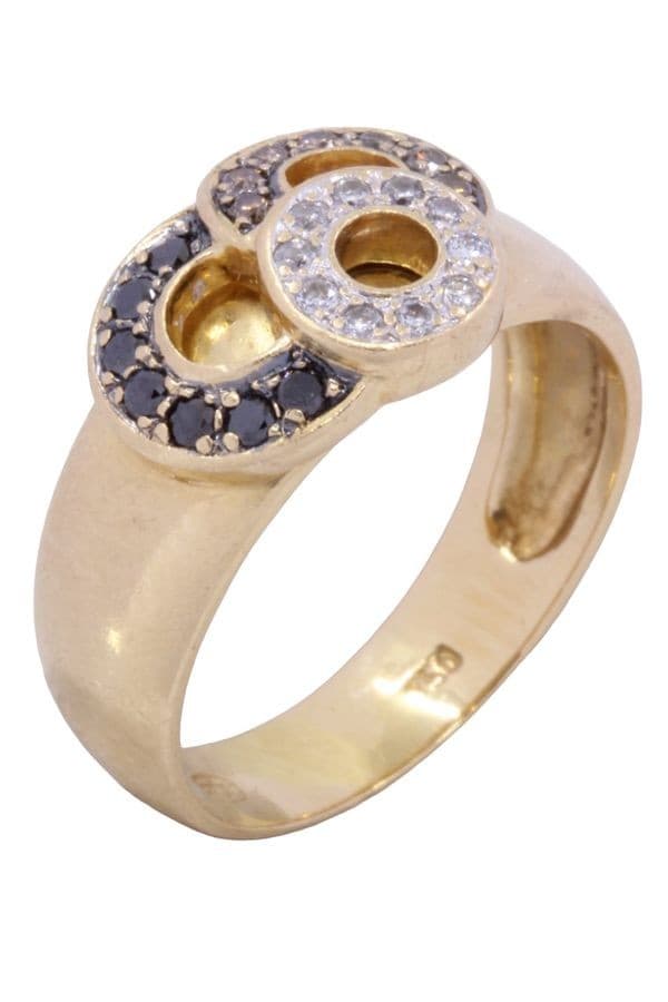 Bague Moderne Diamants 3 Tons - photo 3