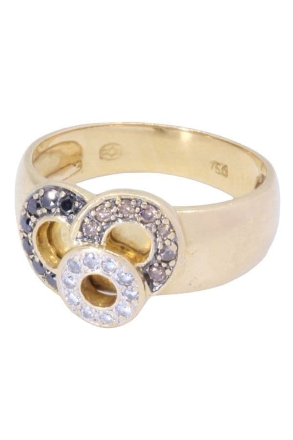 Bague Moderne Diamants 3 Tons - photo 6