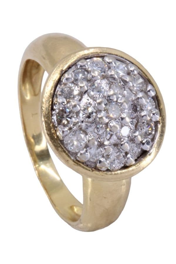 Bague Moderne Pavage Diamants - photo 5