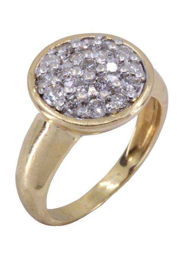 Bague Moderne Pavage Diamants - photo 3