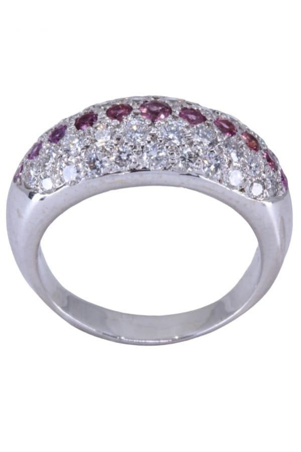 Bague Tourmalines et Diamants