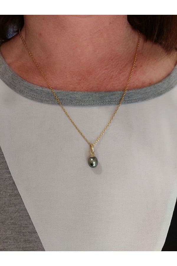 Pendentif Moderne Perle de Tahiti - photo 2