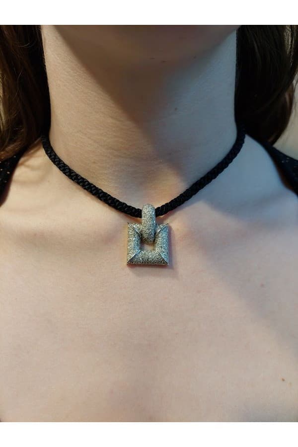 Pendentif Pavage Diamants - photo 2