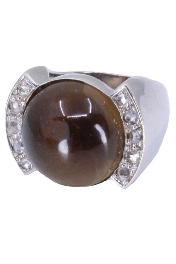 Bague Ancienne Quartz et Diamants - photo 5