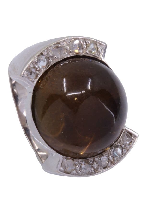 Bague Ancienne Quartz et Diamants - photo 4