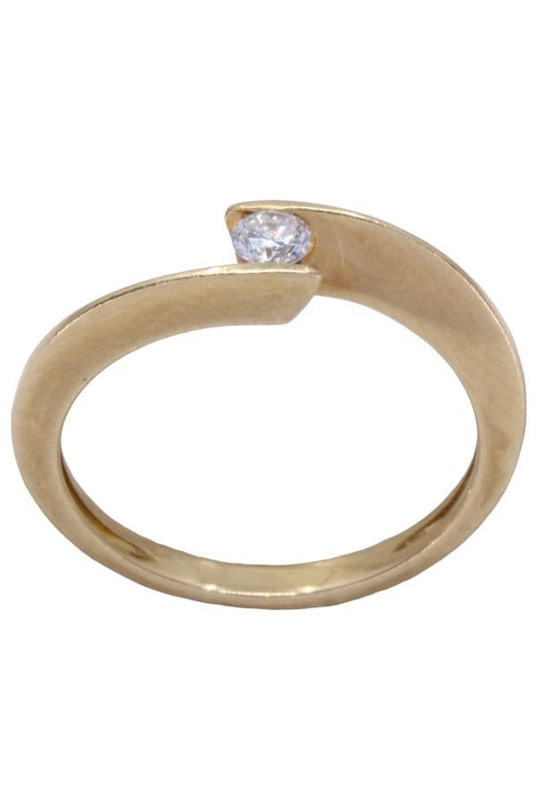 Solitaire Diamant 0.13 Carat