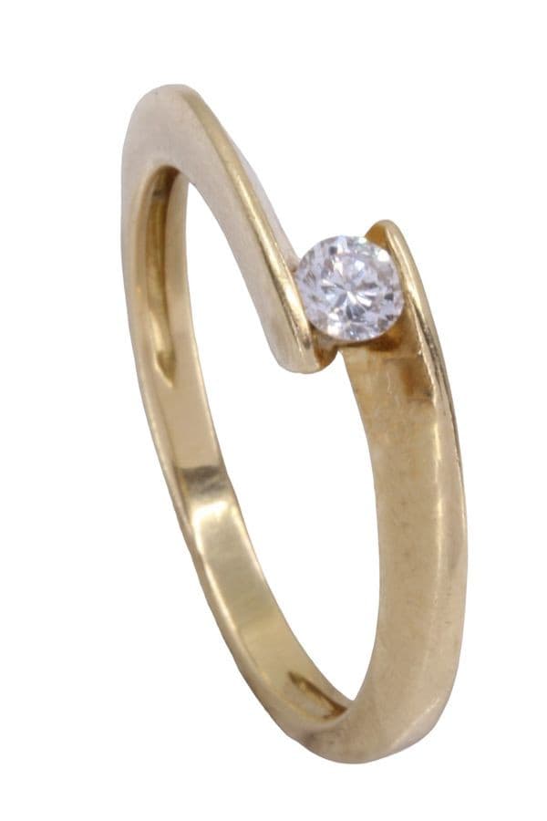 Solitaire Diamant 0.13 Carat - photo 4