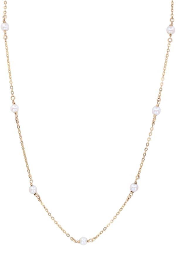 COLLIER MODERNE PERLES, photo 2 sur 3