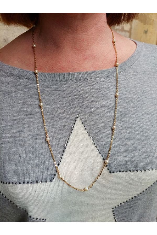 Collier Moderne Perles - photo 2
