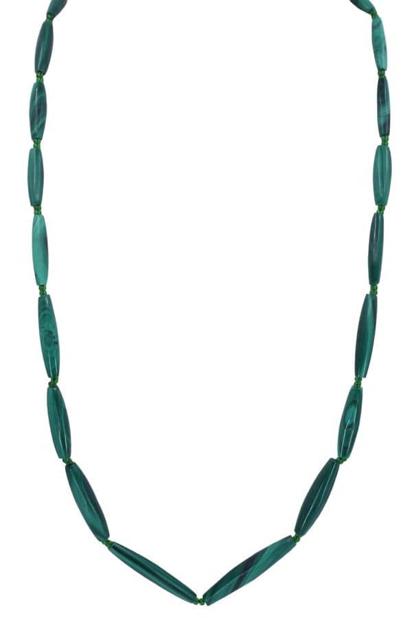 COLLIER EN MALACHITE, photo 2 sur 3