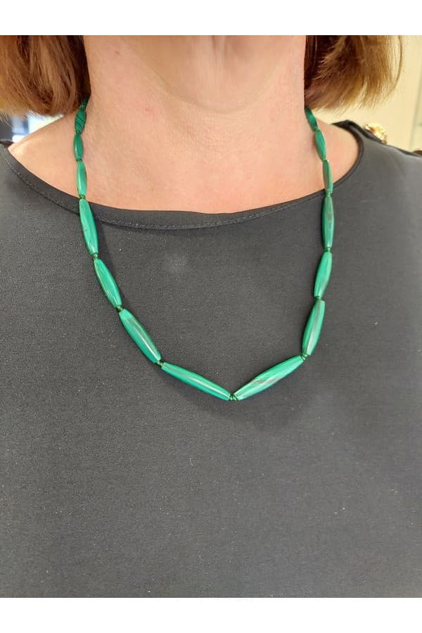 Collier en Malachite - photo 2