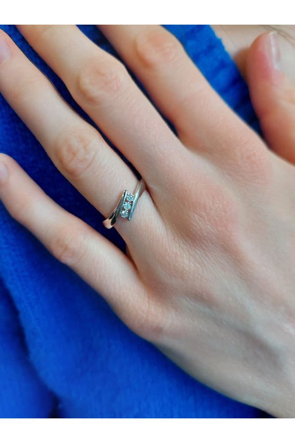 Bague Trilogie Diamants - photo 2