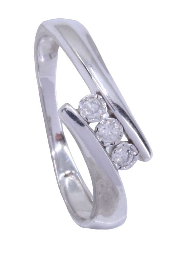 Bague Trilogie Diamants - photo 3