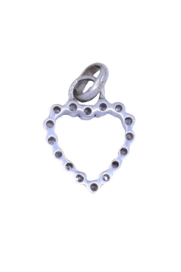 Pendentif Cœur Diamants - photo 3