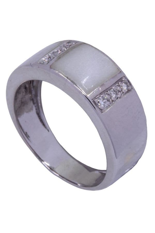 Bague Nacre et Diamants - photo 5