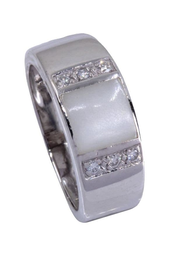 Bague Nacre et Diamants - photo 4