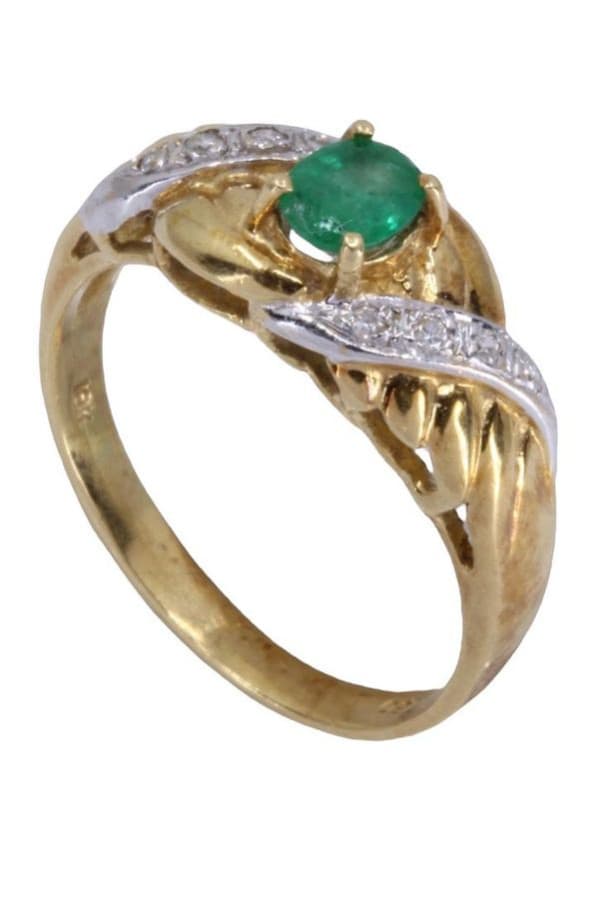 Bague Émeraude et Diamants - photo 3