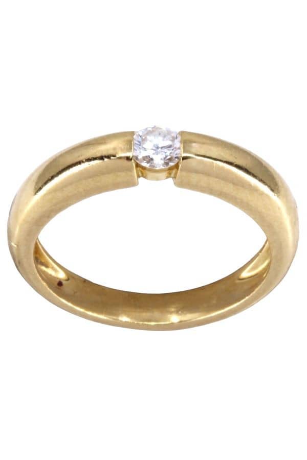 SOLITAIRE DIAMANT 0.17 CARAT, photo 2 sur 3