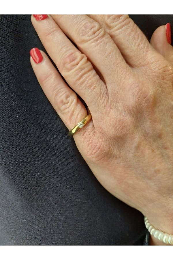 Solitaire Diamant 0.17 Carat - photo 2