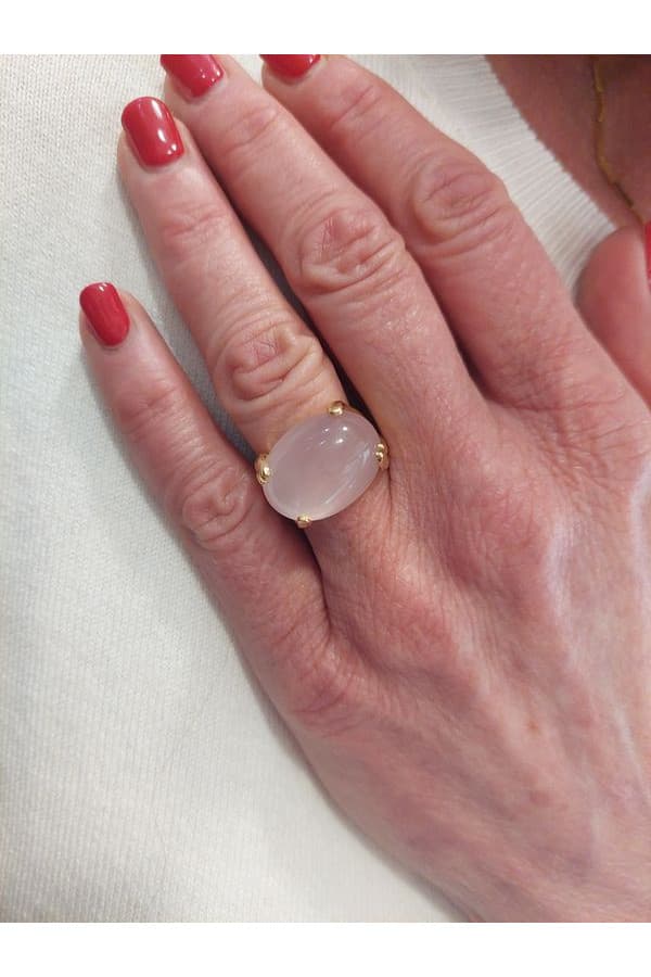 Bague Quartz Rose - photo 2
