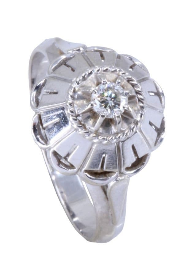 Solitaire Ancien Diamant - photo 3
