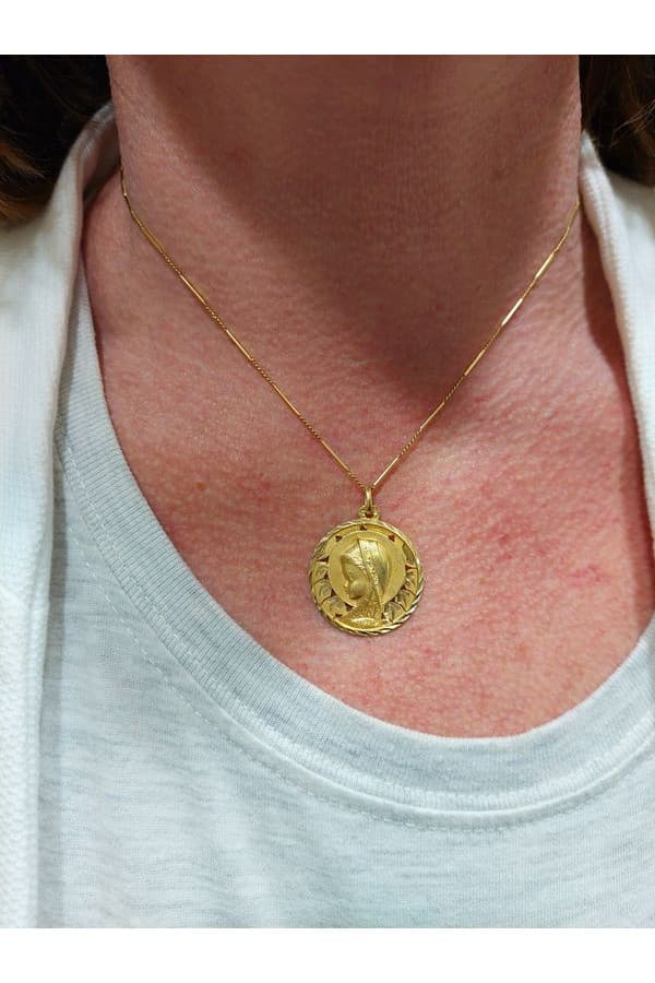 Médaille Vierge Ancienne - photo 2