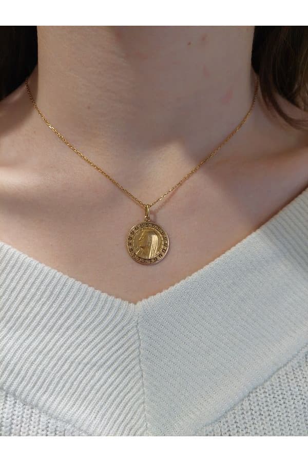 Medaille Vierge Ancienne - photo 2