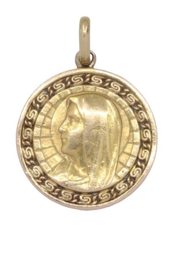 MEDAILLE VIERGE ANCIENNE, photo 2 sur 3