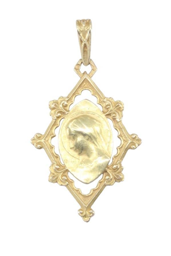 MEDAILLE VIERGE ART-DÉCO, photo 2 sur 3