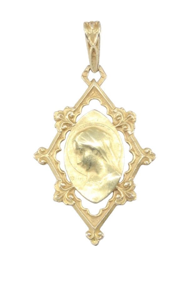 Medaille Vierge Art-Déco