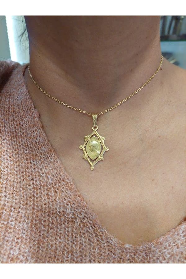 Medaille Vierge Art-Déco - photo 2