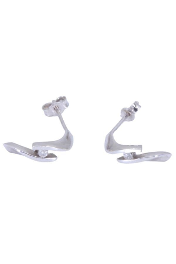 Boucles d'Oreilles Modernes Diamants - photo 3