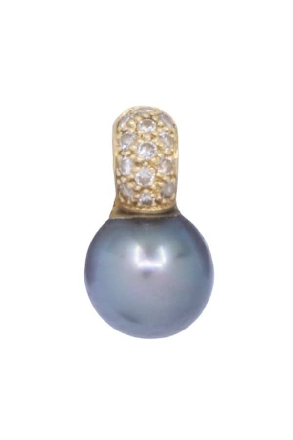 PENDENTIF PERLE DE TAHITI ET DIAMANTS, photo 2 sur 3