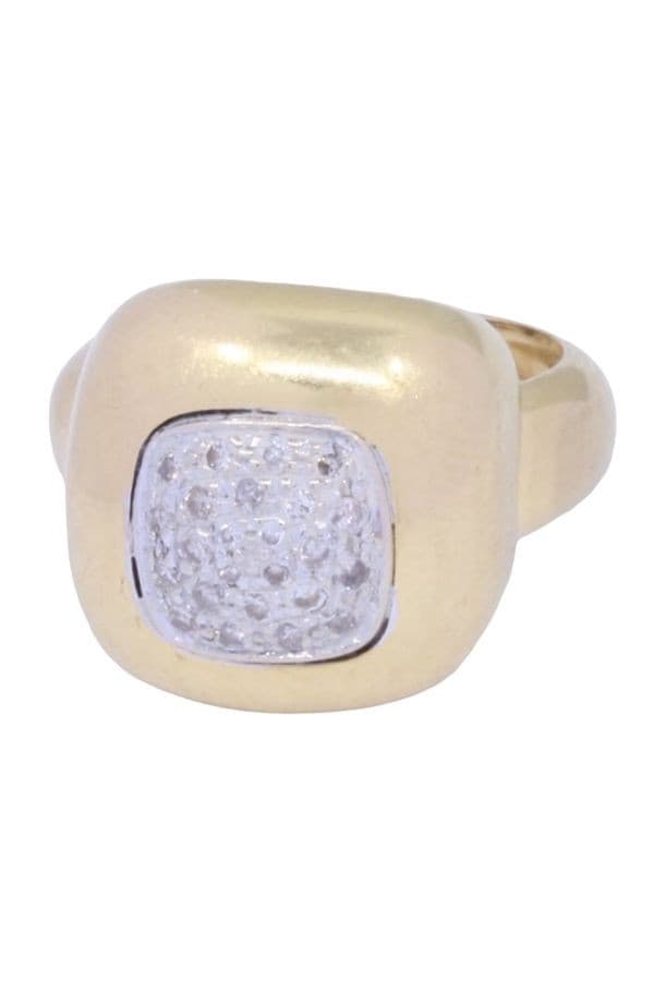 Bague Moderne Pavage Diamants - photo 3