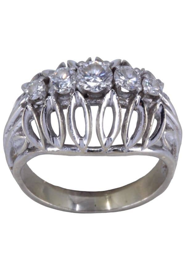 BAGUE JARRETIÈRE DIAMANTS, photo 2 sur 3