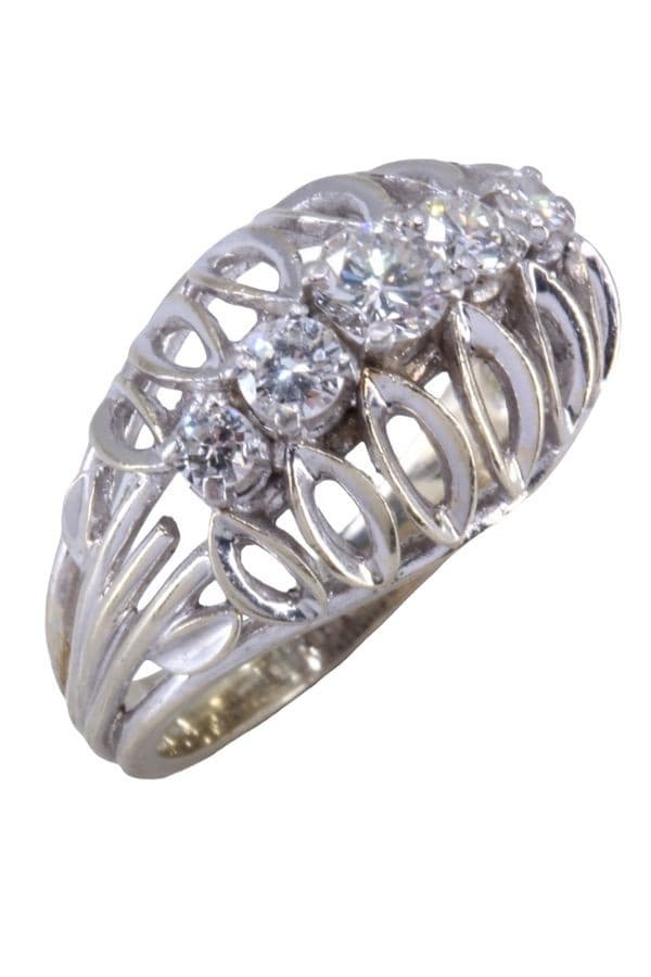 Bague Jarretière Diamants - photo 3
