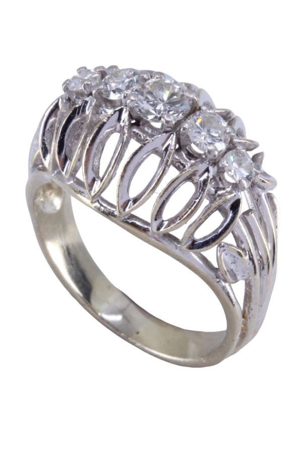 Bague Jarretière Diamants - photo 5